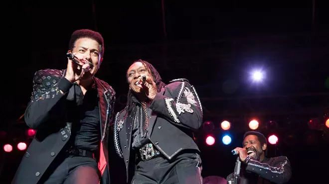 The Commodores perform in 2012.