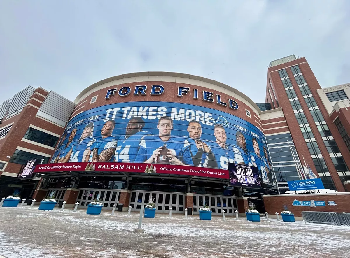 Image: The Detroit Lions take on the Washington Commanders for the divisional round of the Super Bowl tournament on Saturday.