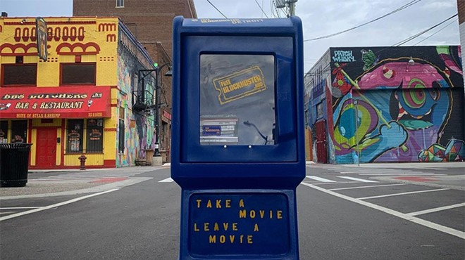 Detroit now has a Free Blockbuster box so you can swap DVDs or VHS tapes like the good old days (minus the late fees) (2)