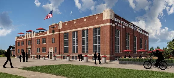 Brewster Wheeler redevelopment rendering - Detroit