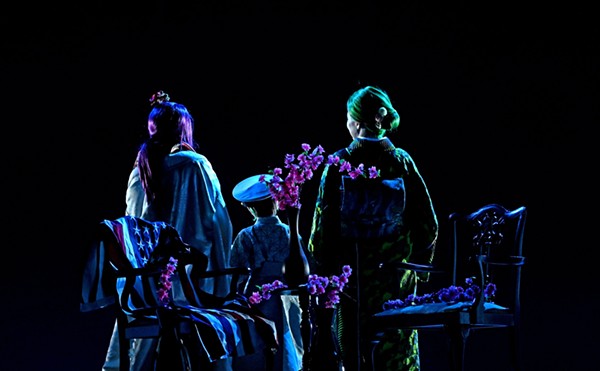 This production of Madame Butterfly turns it into a virtual reality fantasy.