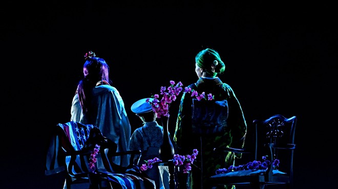 This production of Madame Butterfly turns it into a virtual reality fantasy.