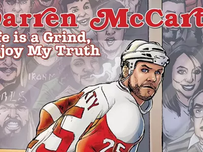 The cover of Darren McCarty: Life is a Grind, Enjoy My Truth.