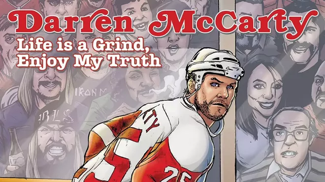 The cover of Darren McCarty: Life is a Grind, Enjoy My Truth.