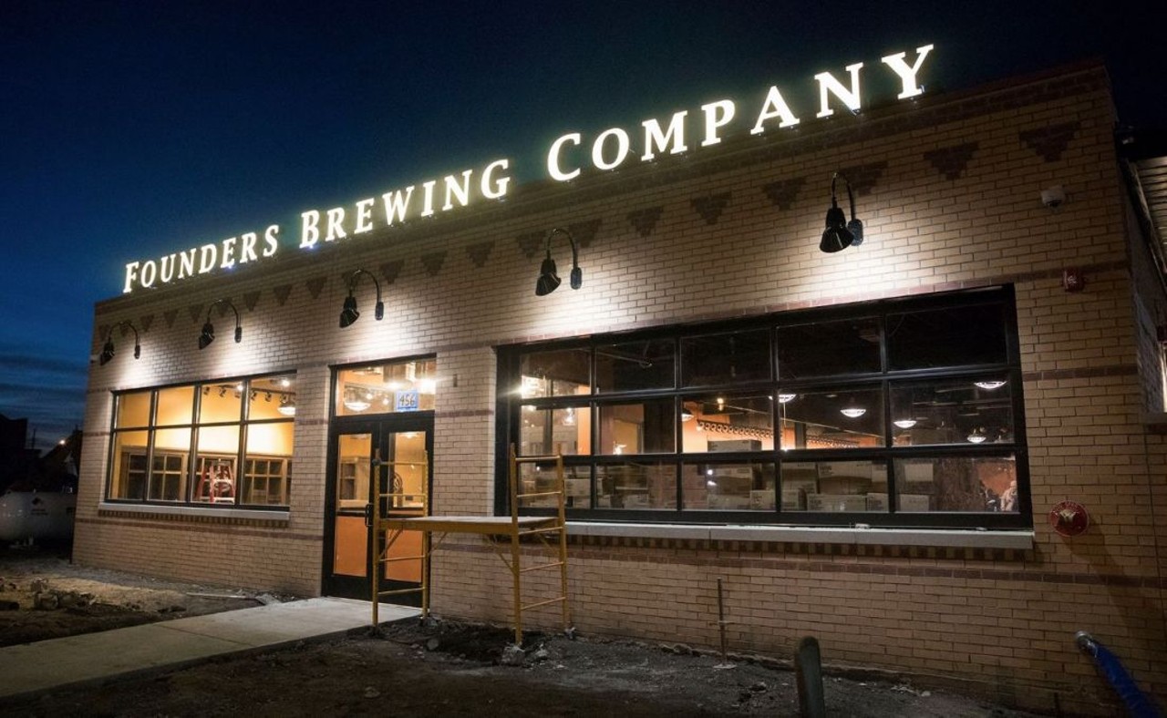 Founders Brewing Company
456 Charlotte St., Detroit; 313-335-3440
This Grand Rapids-based brewery just opened their second location, this one in Midtown, Detroit. They'll celebrate with a grand opening party on Monday, Dec. 4 from 3 p.m. to midnight.
