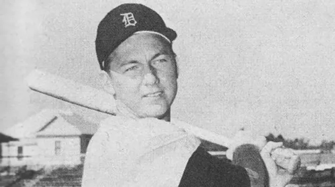 Al Kaline in his official 1957 Detroit Tigers photo.