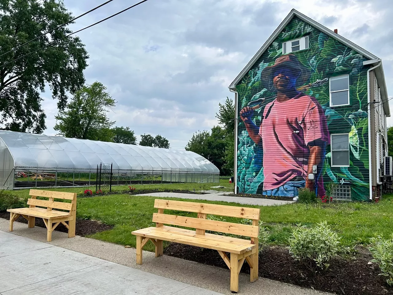 The North End Arts Alley aims to build on the neighborhood’s existing artwork, including murals like this one.
