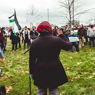 Image: Detroiters march in Banglatown and Hamtramck calling for a ceasefire in Gaza