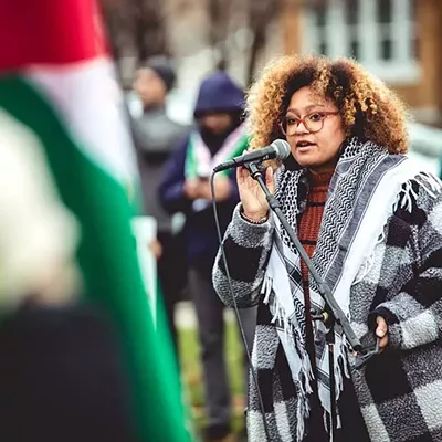 Image: Detroiters march in Banglatown and Hamtramck calling for a ceasefire in Gaza