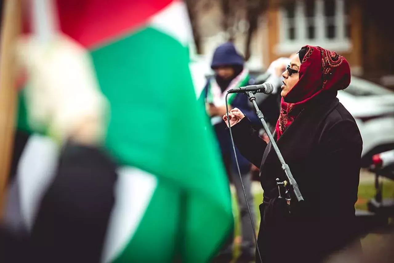 Image: Detroiters march in Banglatown and Hamtramck calling for a ceasefire in Gaza