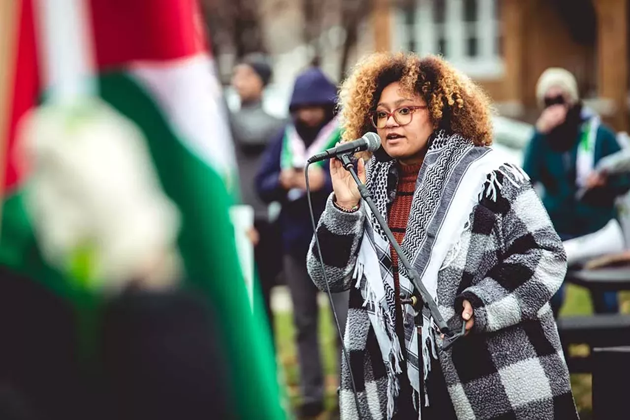 Image: Detroiters march in Banglatown and Hamtramck calling for a ceasefire in Gaza