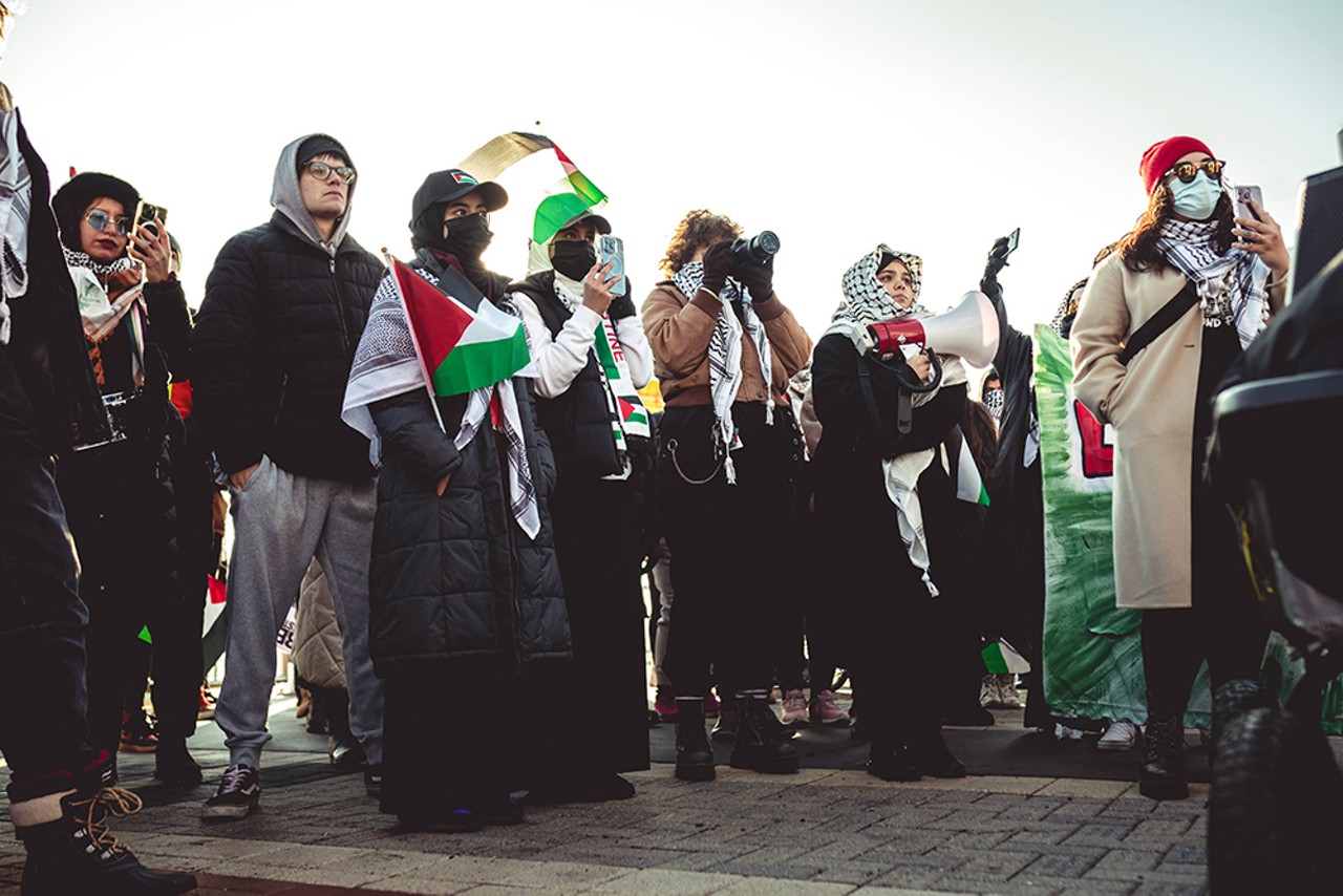Detroiters ‘occupy’ Jefferson Avenue to protest war in Gaza