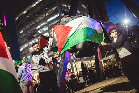 Detroiters rally in support of Palestine [PHOTOS]