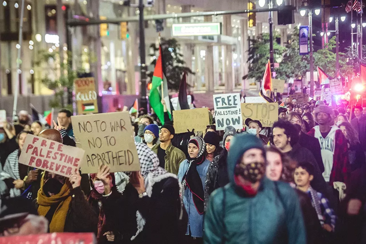 Image: Detroiters rally in support of Palestine [PHOTOS]