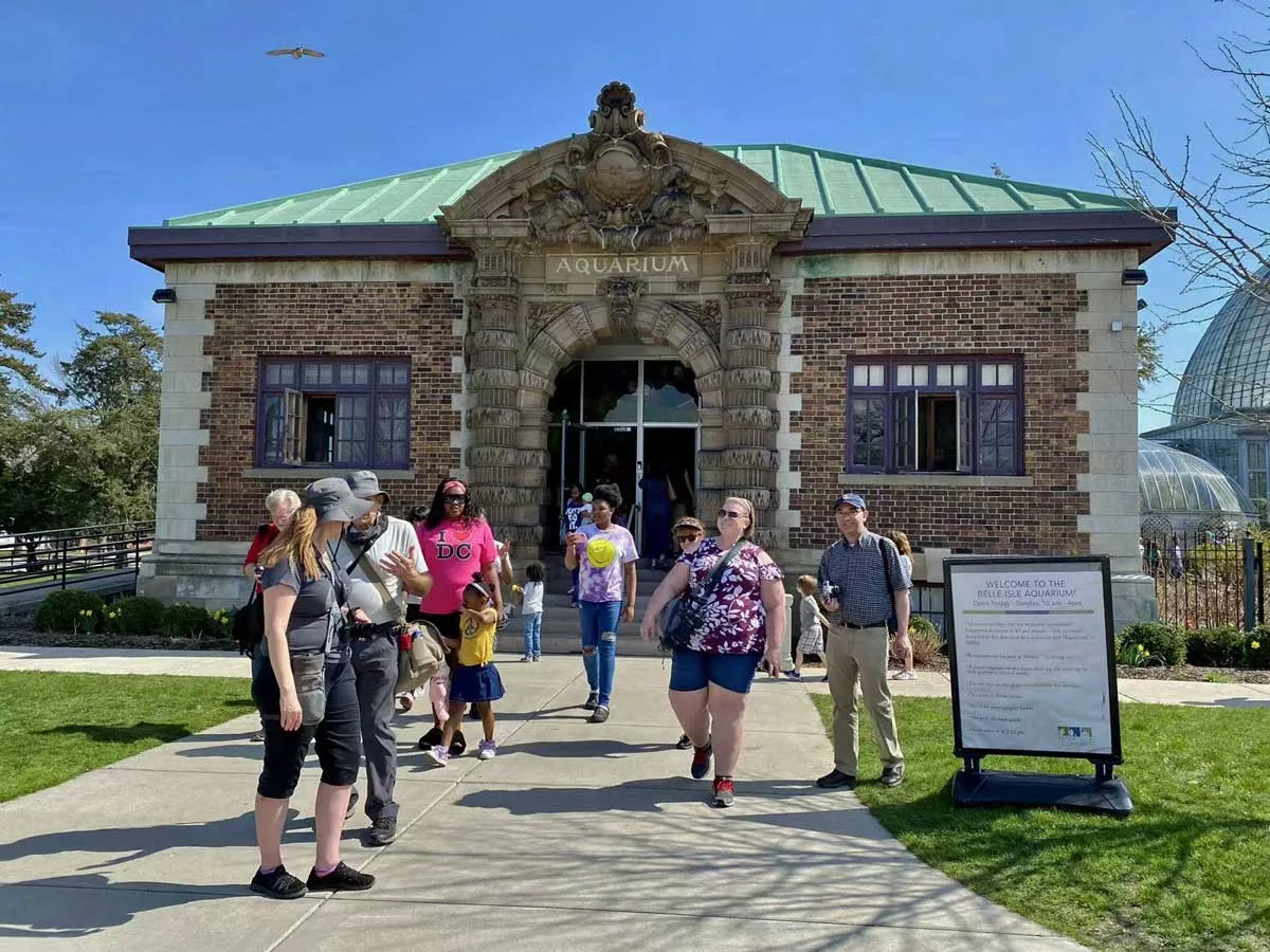 Image: Belle Isle Aquarium opened in 1904.