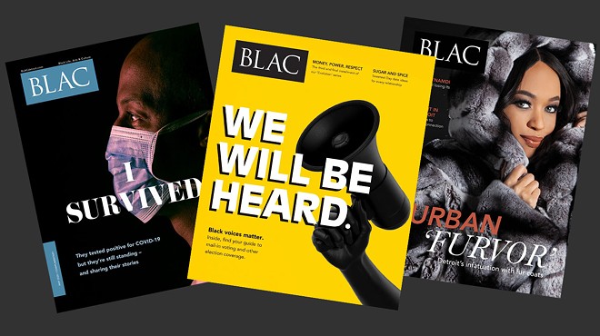 Several BLAC magazine covers. The publicatione has seen a chaotic run under new owner Billy Strawter Jr.