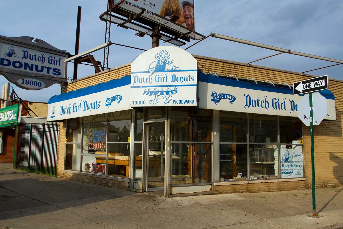 Dutch Girl Donuts is located at 19000 Woodward Ave., Detroit.