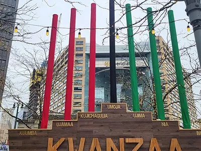 Image: Detroit’s giant Kwanzaa kinara is returning downtown