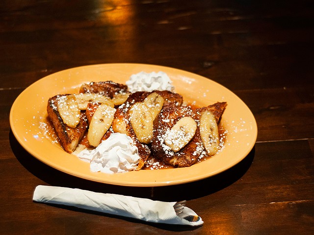 Bananas Foster French toast.