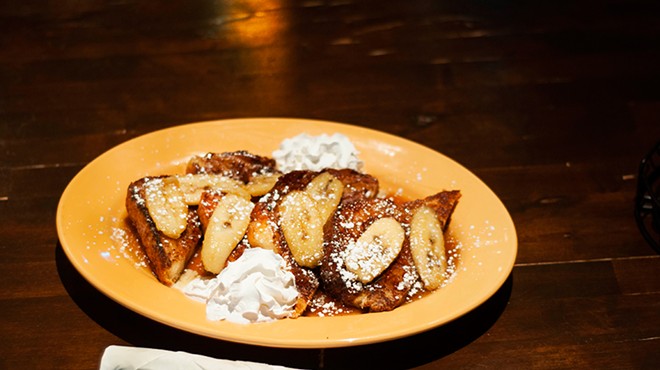 Bananas Foster French toast.
