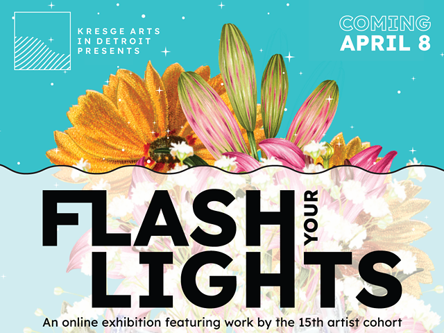 A promo flyer for "Flash Your Lights."