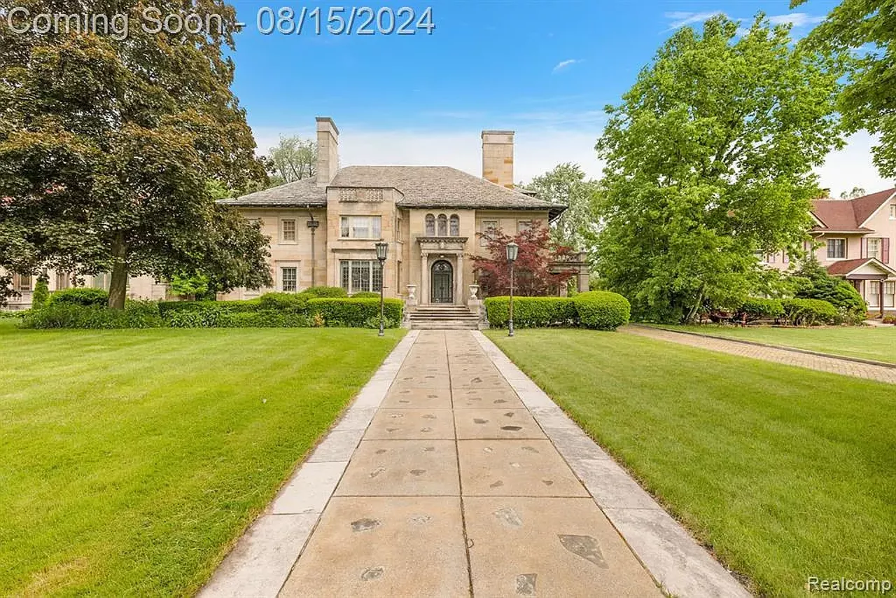 Image: Detroit's legendary Edward F. Fisher mansion in Boston-Edison district is now for sale