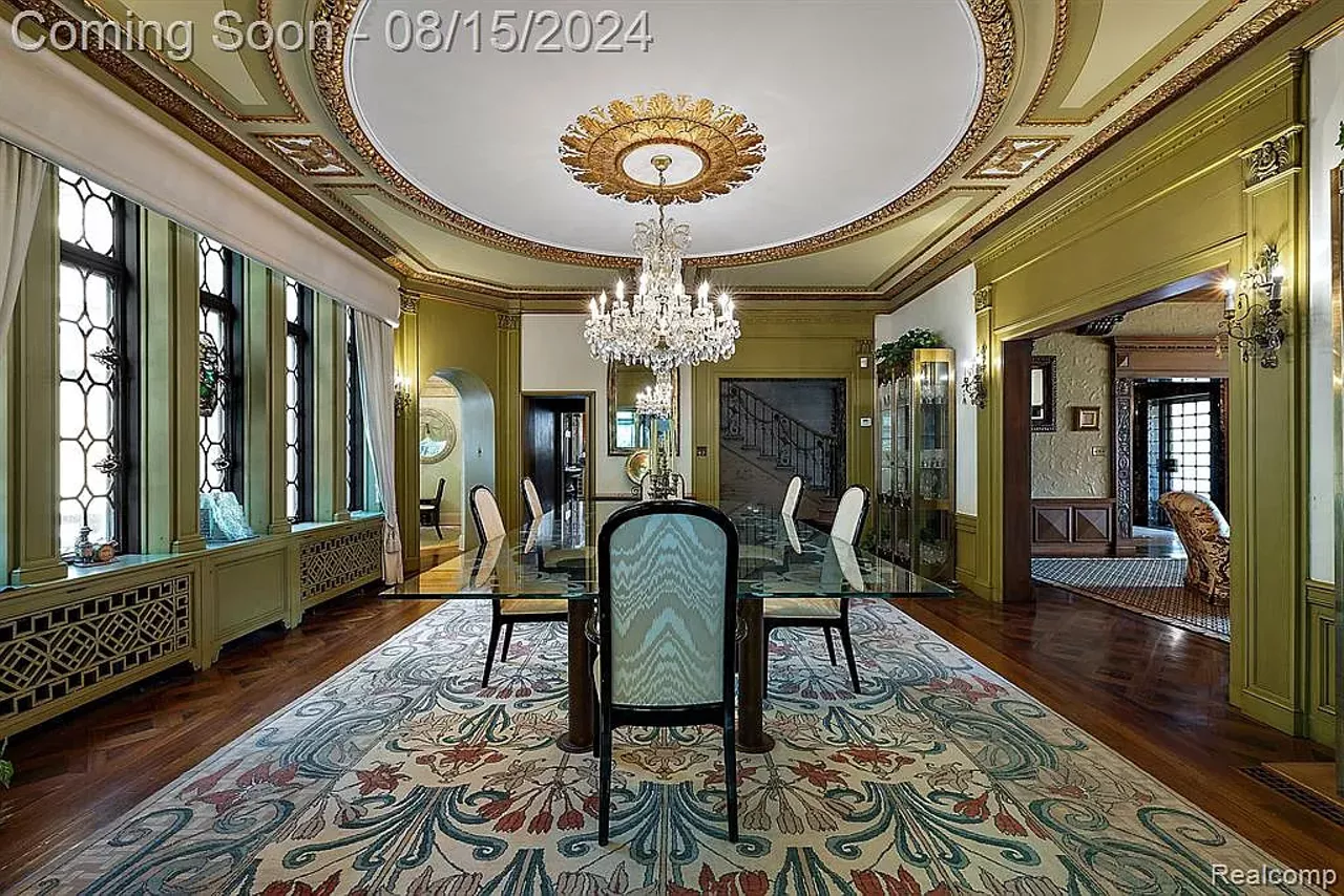 Image: Detroit's legendary Edward F. Fisher mansion in Boston-Edison district is now for sale