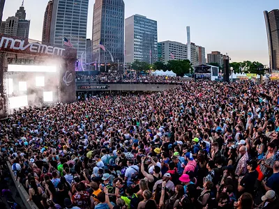 The crowd at the 2024 Movement Music Festival.