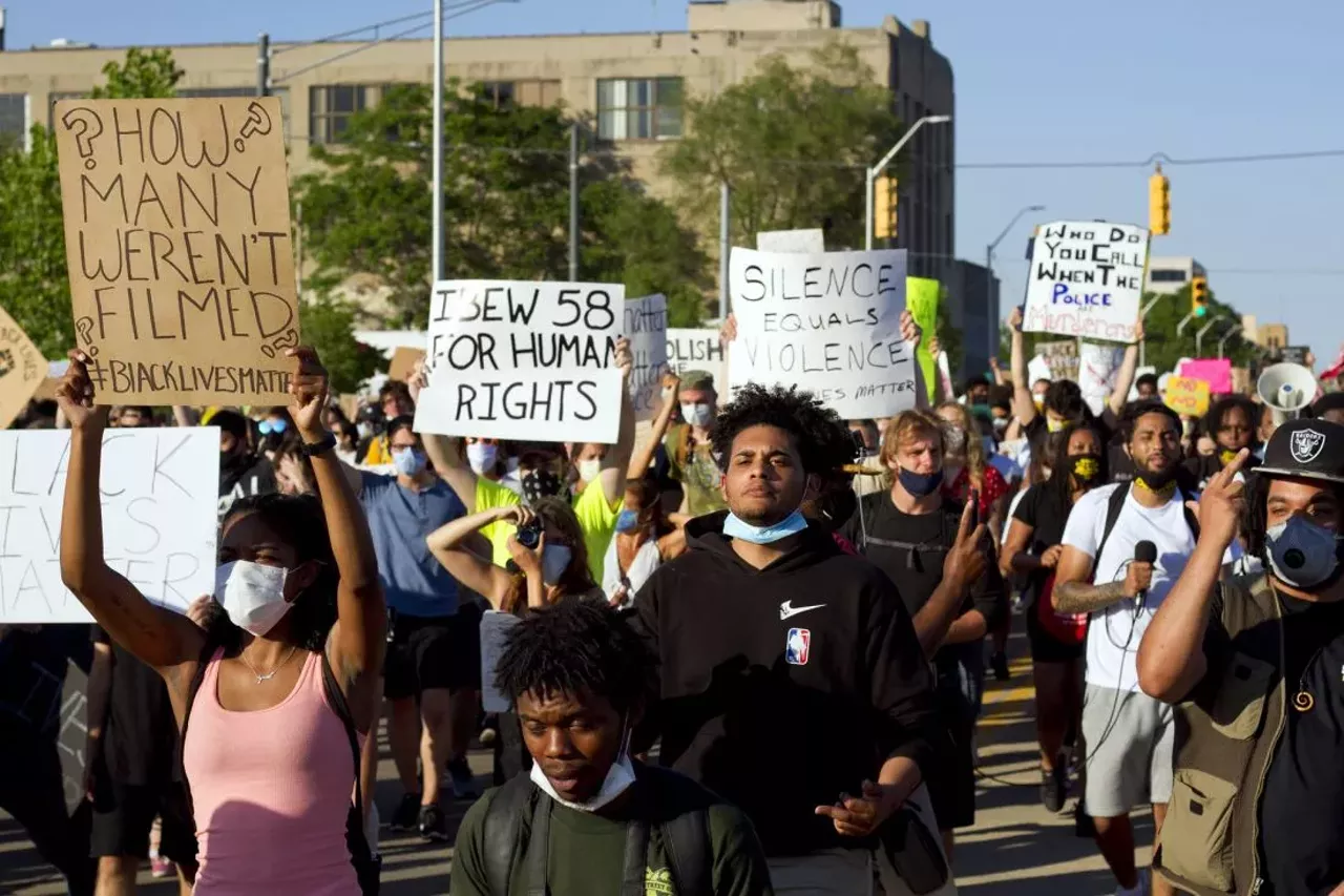 Detroit's ninth day of Black Lives Matter protests turned into a dance party
