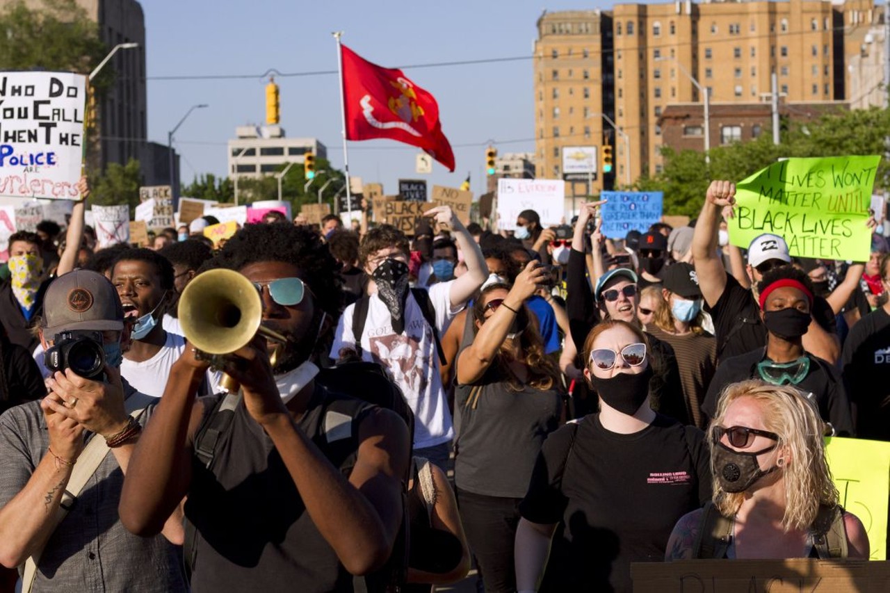 Detroit's ninth day of Black Lives Matter protests turned into a dance party
