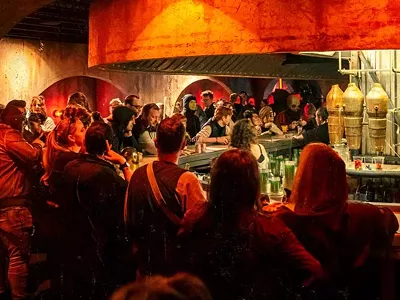 Image: Detroit’s ‘Star Wars’-themed Space Dive event strikes back