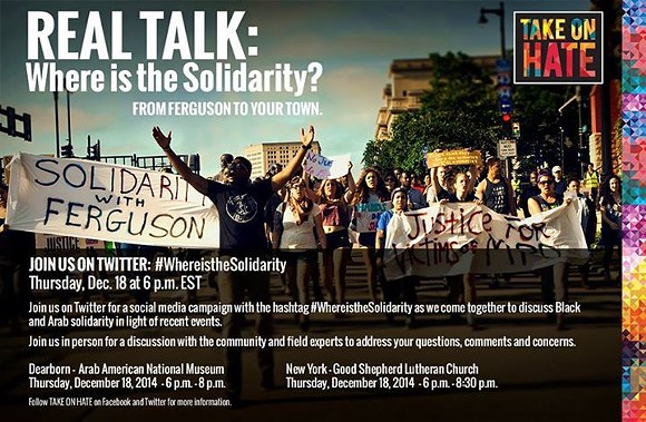 Discussion on solidarity following Ferguson to be held at Arab American National Museum tonight