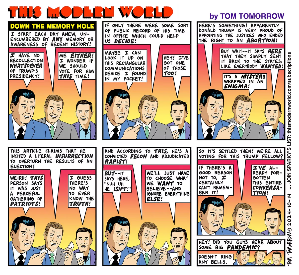 Image: DOWN THE MEMORY HOLE