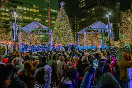 The annual Campus Martias tree lighting is celebrating 20 years.