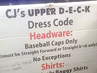 Image: Dress codes can often be racist, the Waterford bar just said the quiet part out loud