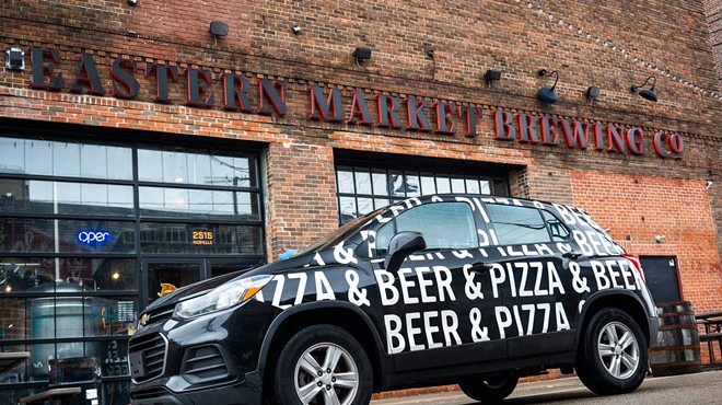Eastern Market Brewing plans to offer delivery for its Detroit-style pizza to the entire city.