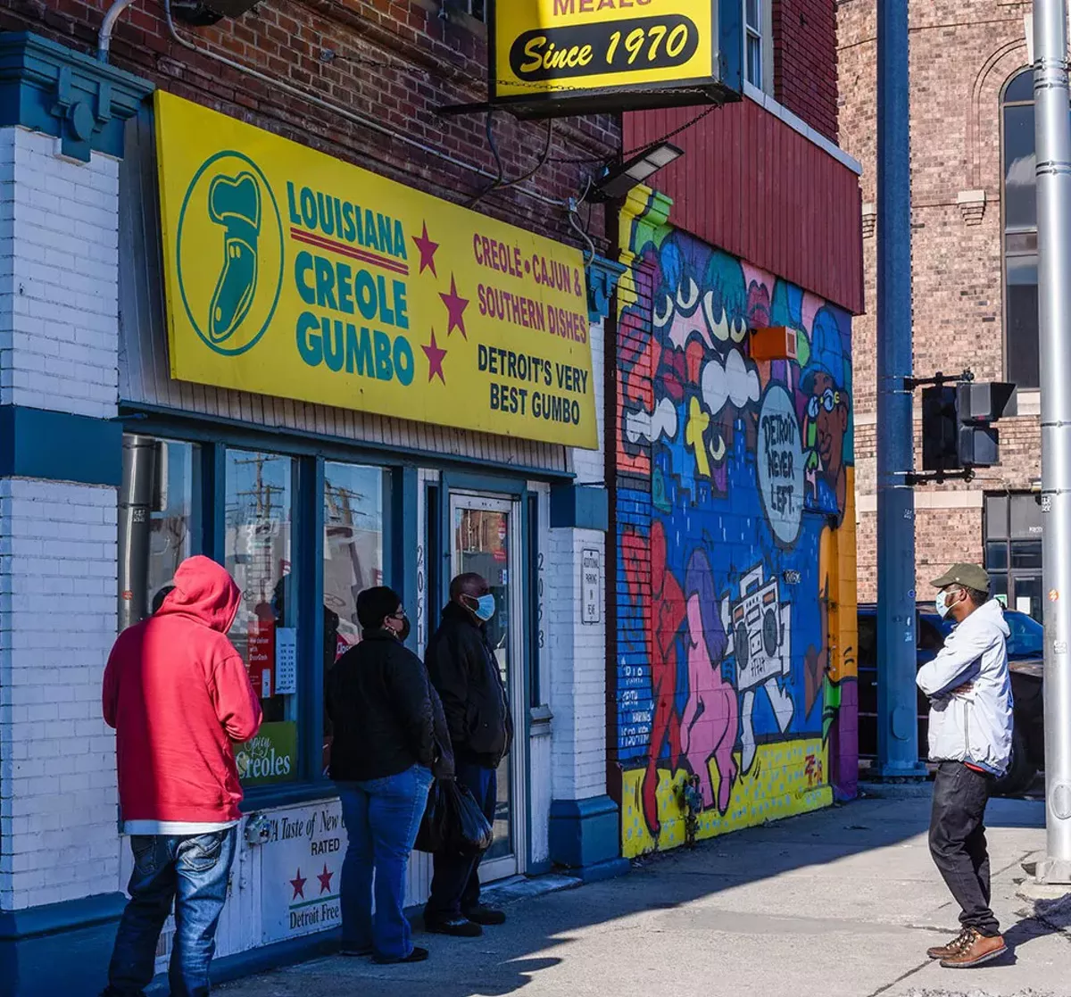 Image: Louisiana Creole Gumbo's original Eastern Market location at 2051 Gratiot in Detroit has been in business since 1970.