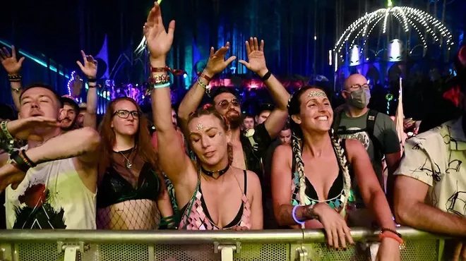 Revelers at Electric Forest.