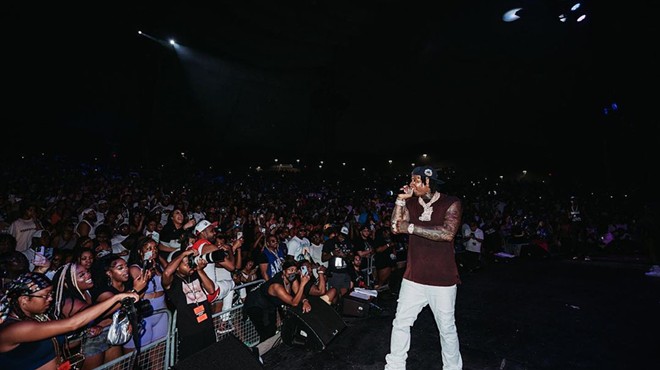 Moneybagg Yo brought his “Larger Than Life Tour” to Detroit’s Aretha Franklin Amphitheatre.