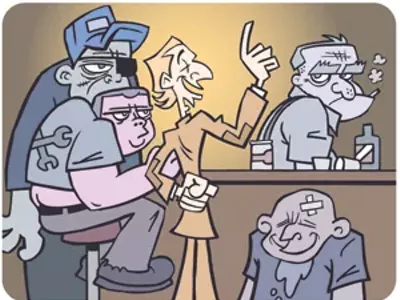 Image: Etiquette of the dive bar