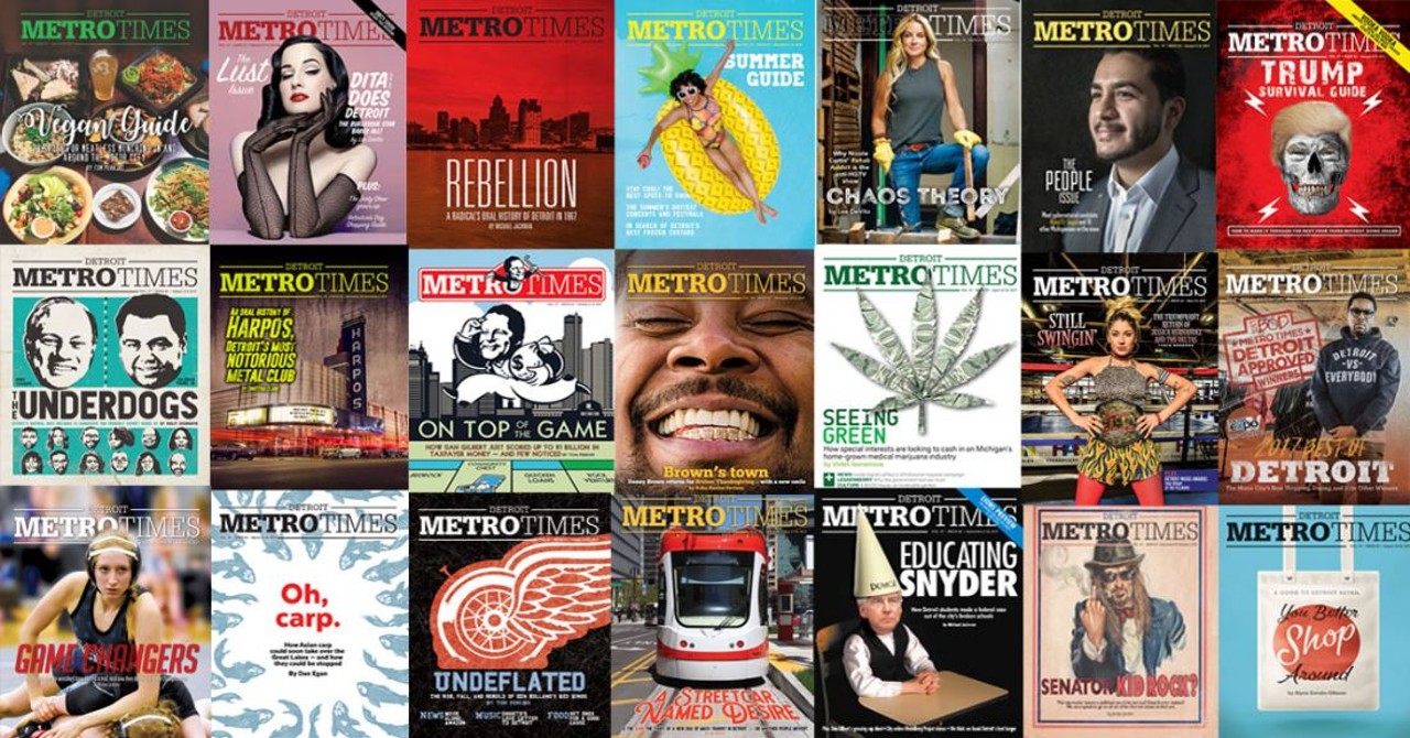 Every single Metro Times cover story of 2017