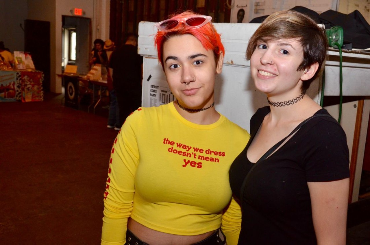 Everyone we saw at Detroit Comix at the Tangent Gallery