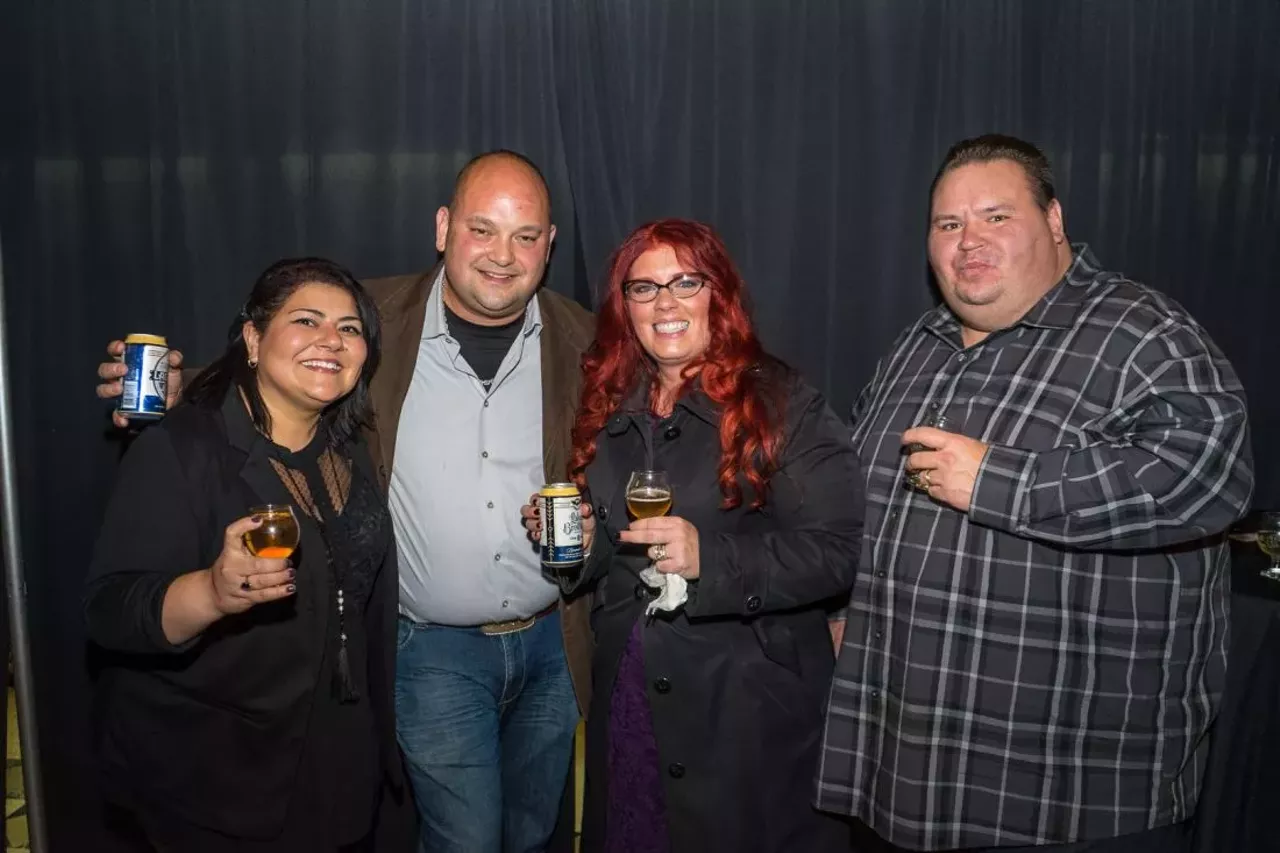 Image: Everyone we saw at Hall of Whiskey inside Detroit's Fisher Building