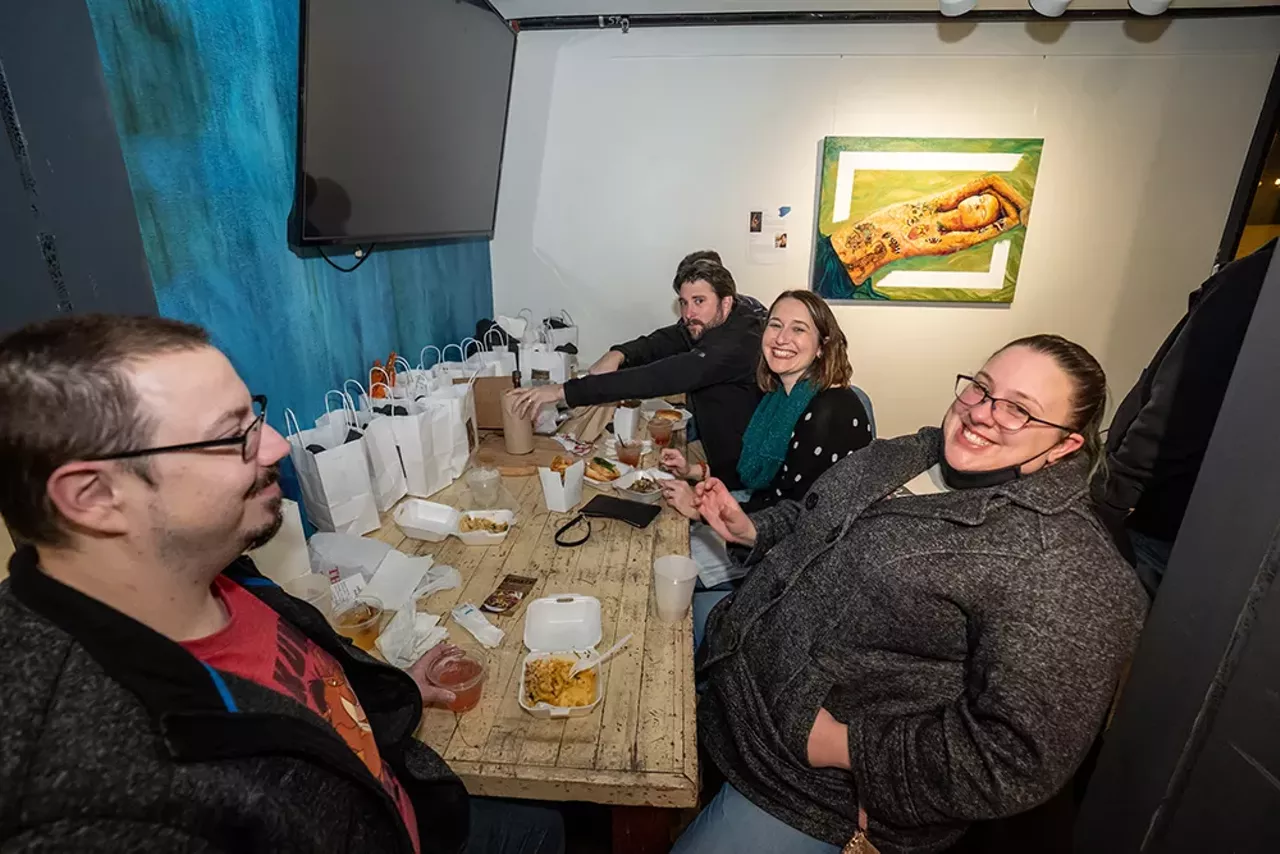 Image: Everyone we saw at Metro Times&#146; Whiskey in the Winter event at the Detroit Shipping Co.