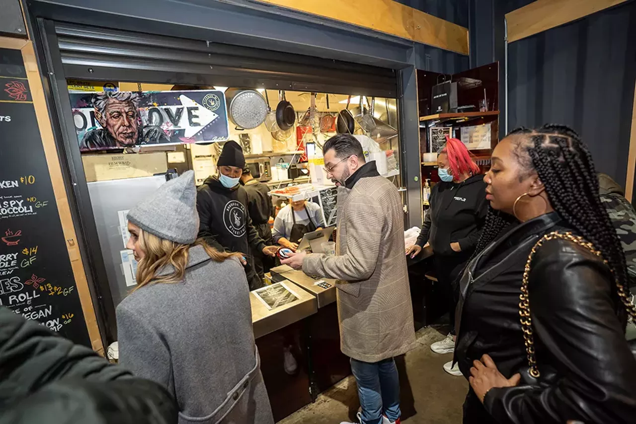 Image: Everyone we saw at Metro Times&#146; Whiskey in the Winter event at the Detroit Shipping Co.