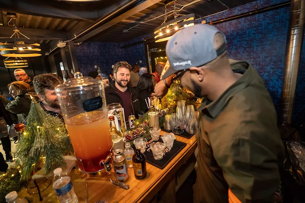 Image: Everyone we saw at Metro Times&#146; Whiskey in the Winter event at the Detroit Shipping Co.