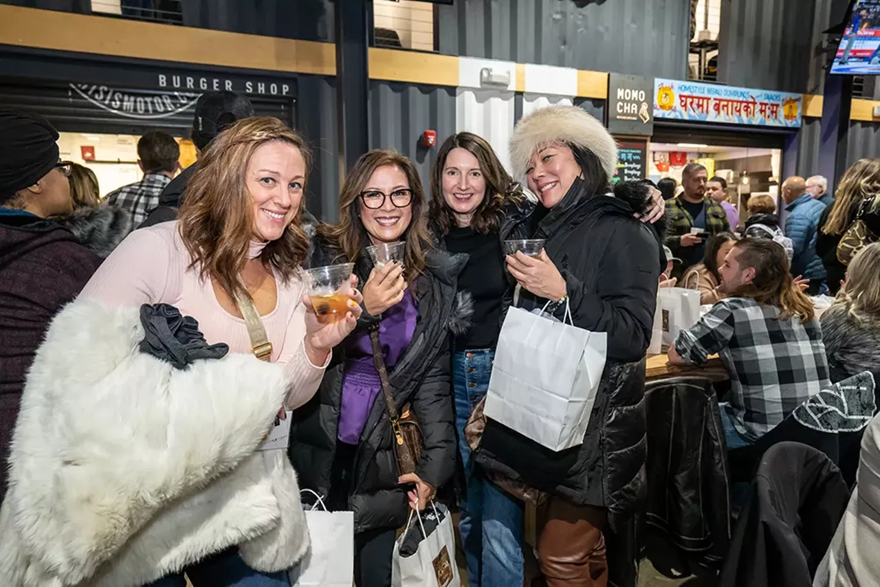 Image: Everyone we saw at Metro Times&#146; Whiskey in the Winter event at the Detroit Shipping Co.