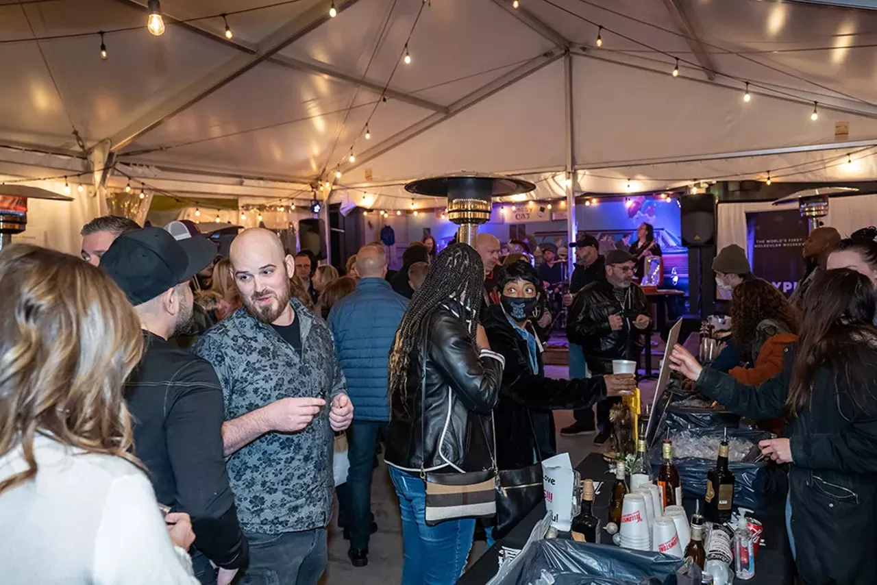 Image: Everyone we saw at Metro Times&#146; Whiskey in the Winter event at the Detroit Shipping Co.