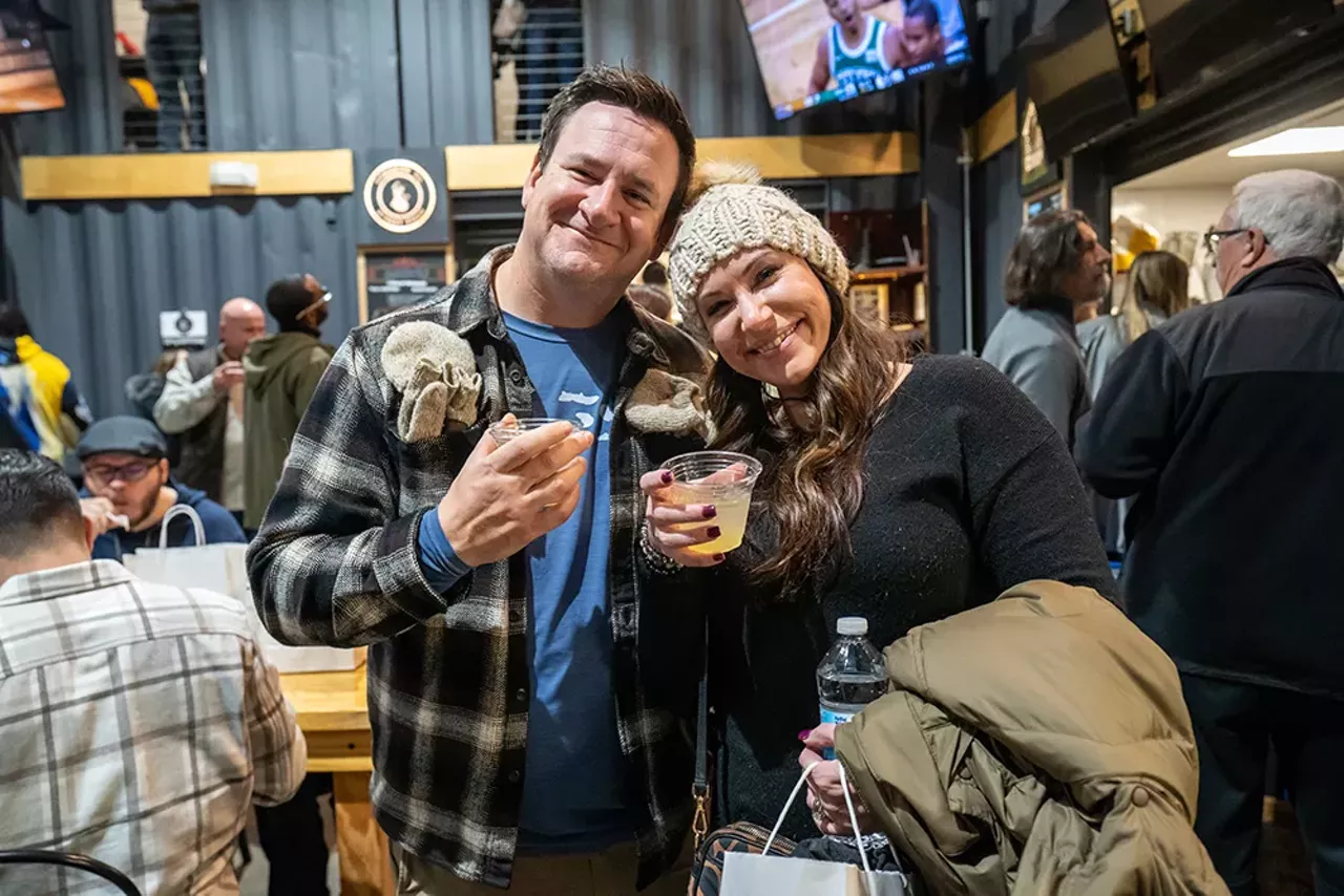 Image: Everyone we saw at Metro Times&#146; Whiskey in the Winter event at the Detroit Shipping Co.