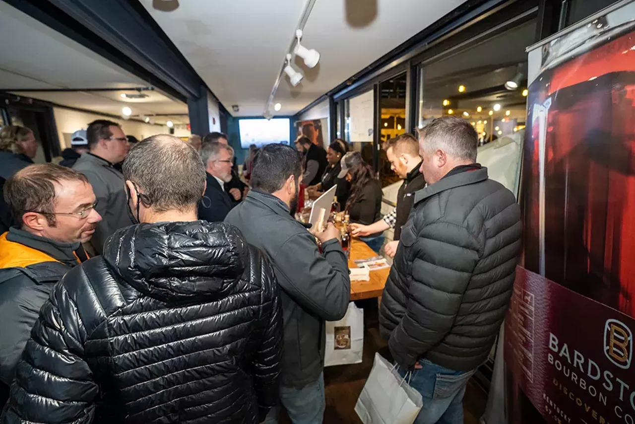Image: Everyone we saw at Metro Times&#146; Whiskey in the Winter event at the Detroit Shipping Co.